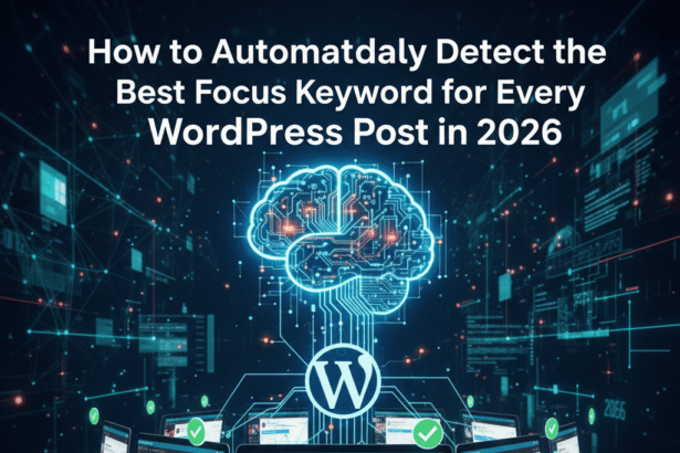 How to Automatically Detect the Best Focus Keyword for Every WordPress Post in 2026