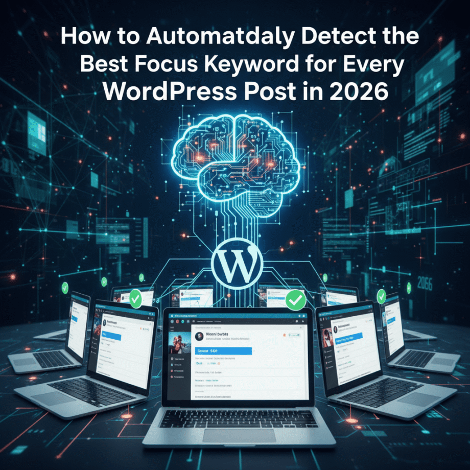 How to Automatically Detect the Best Focus Keyword for Every WordPress Post in 2026